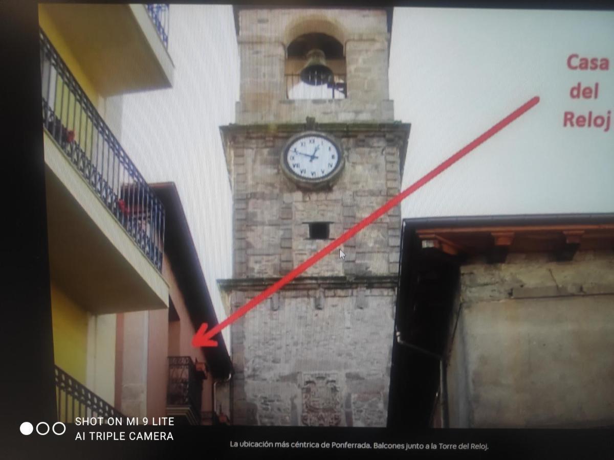 Ferienwohnung La Torre Del Reloj Ponferrada Exterior foto