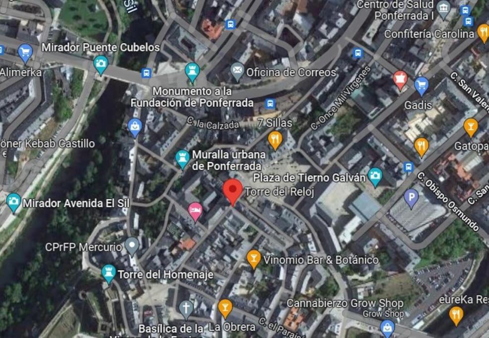 Ferienwohnung La Torre Del Reloj Ponferrada Exterior foto